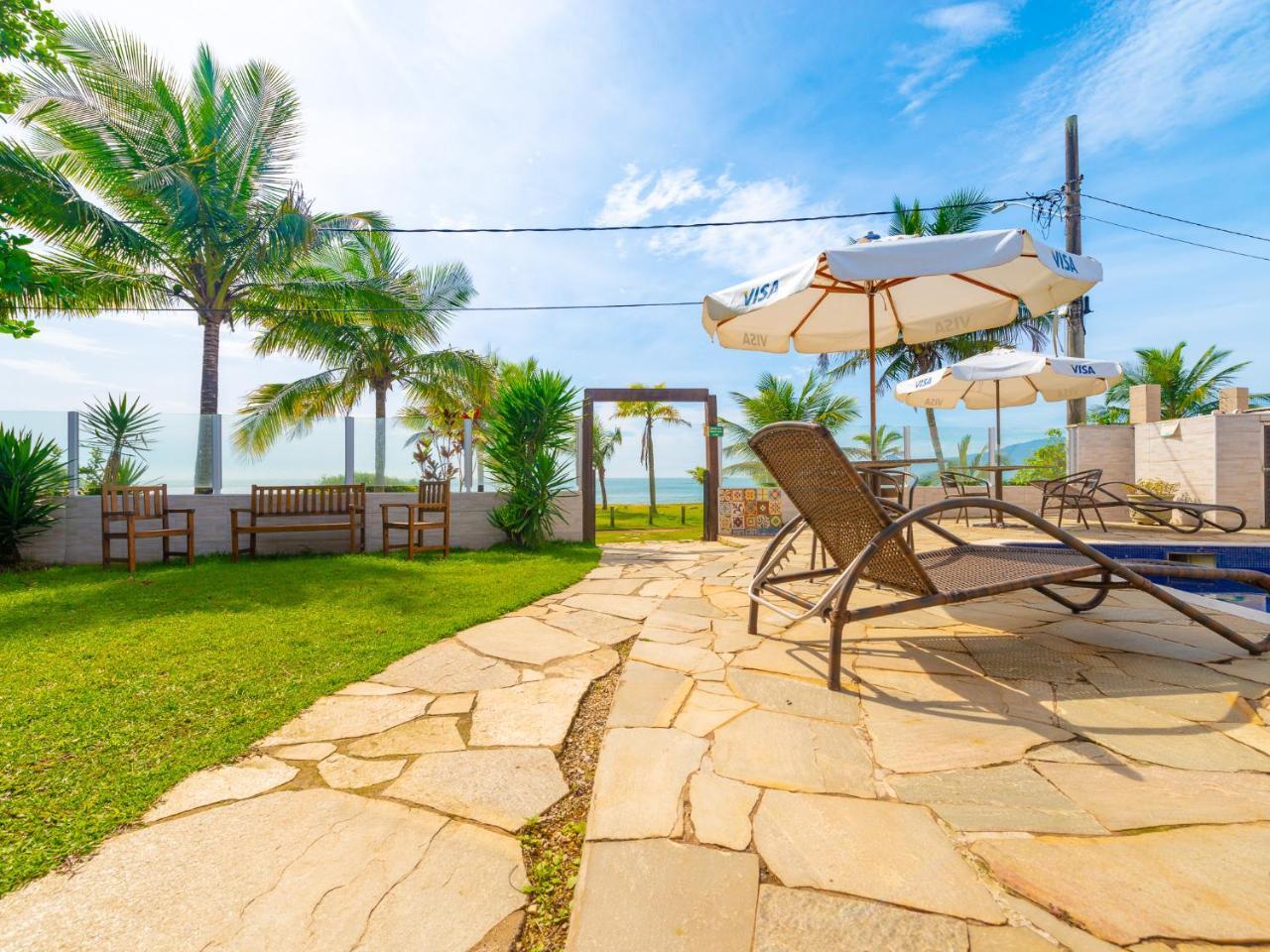 Pousada Pe Na Areia Caraguatatuba Exterior foto